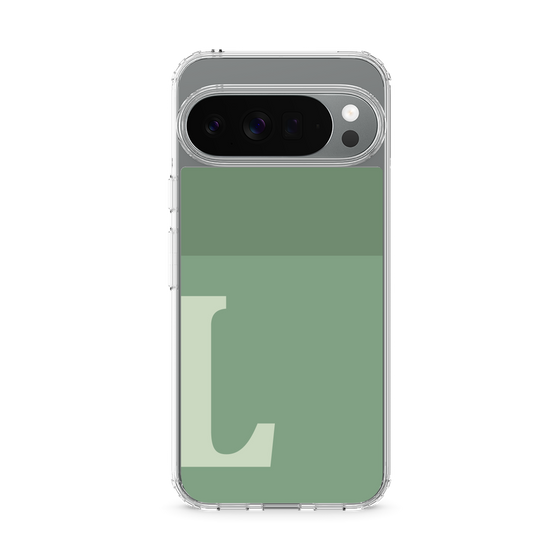Slim Protection Case［ Original - initial two tone - L green ］