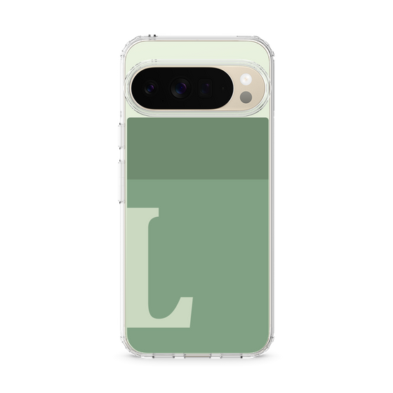Slim Protection Case［ Original - initial two tone - L green ］