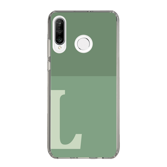 Slim Protection Case［ Original - initial two tone - L green ］