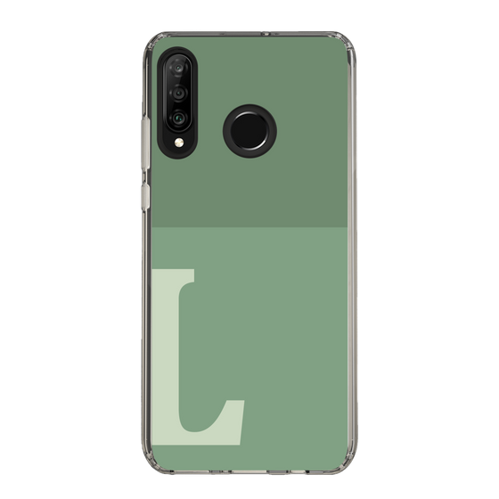 Slim Protection Case［ Original - initial two tone - L green ］