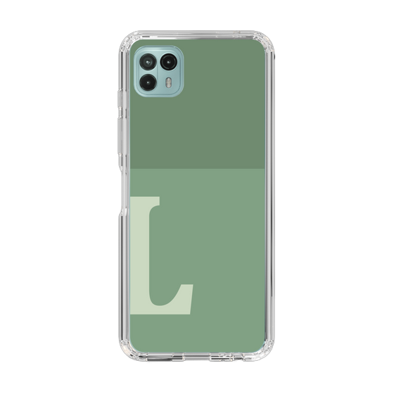 Slim Protection Case［ Original - initial two tone - L green ］