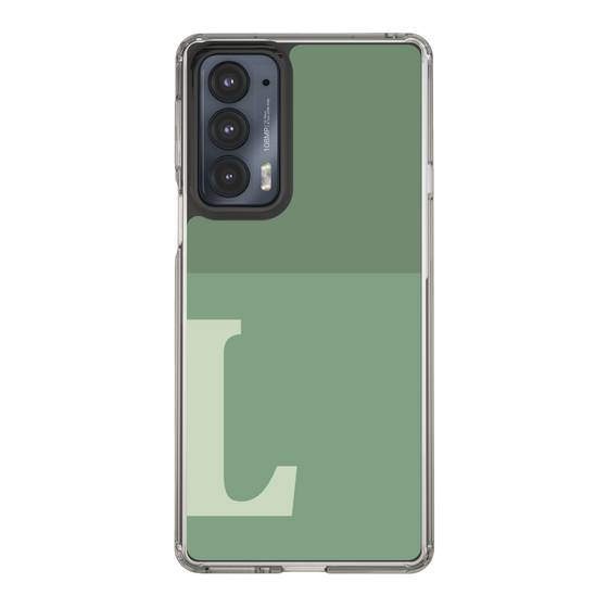 Slim Protection Case［ Original - initial two tone - L green ］