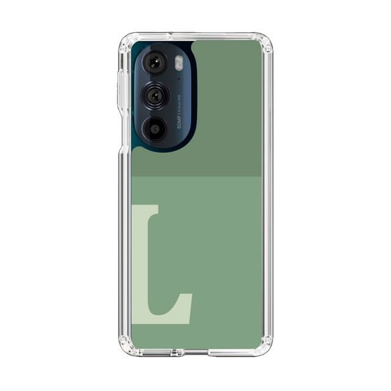 Slim Protection Case［ Original - initial two tone - L green ］
