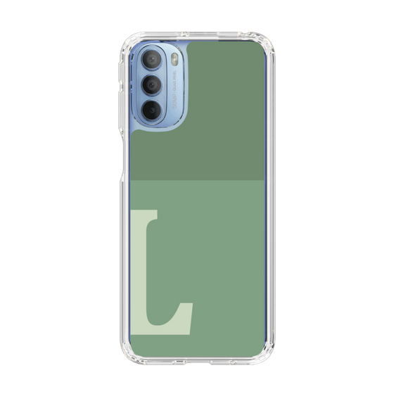 Slim Protection Case［ Original - initial two tone - L green ］