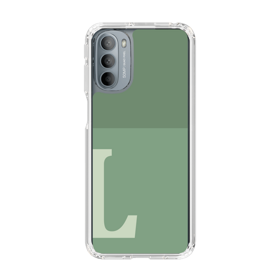 Slim Protection Case［ Original - initial two tone - L green ］