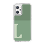 Slim Protection Case［ Original - initial two tone - L green ］