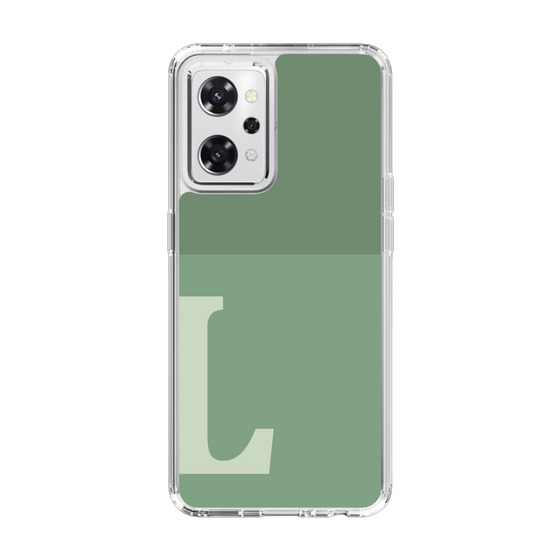 Slim Protection Case［ オリジナル - initial two tone - L green ］