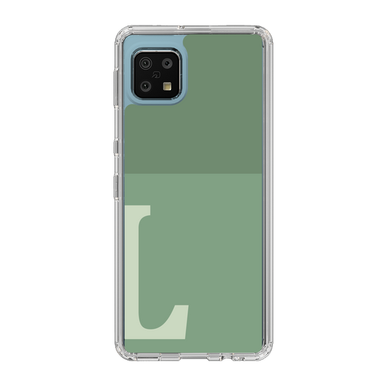 Slim Protection Case［ Original - initial two tone - L green ］