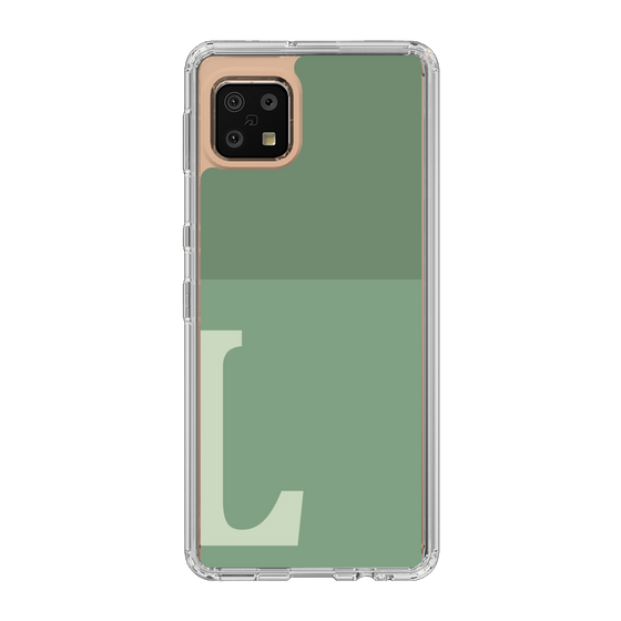 Slim Protection Case［ Original - initial two tone - L green ］