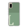 Slim Protection Case［ Original - initial two tone - L green ］