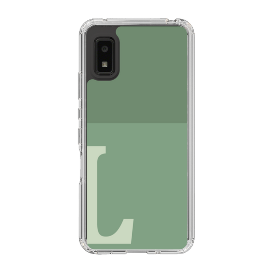 Slim Protection Case［ Original - initial two tone - L green ］