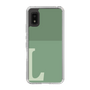 Slim Protection Case［ Original - initial two tone - L green ］