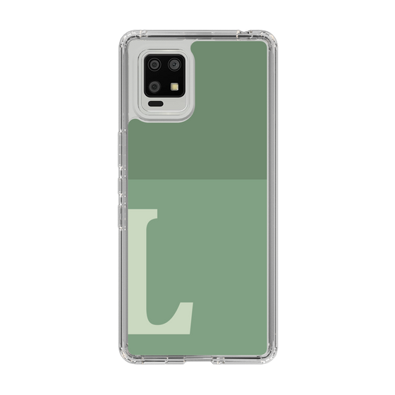 Slim Protection Case［ Original - initial two tone - L green ］