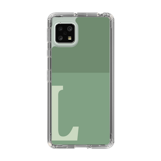 Slim Protection Case［ Original - initial two tone - L green ］