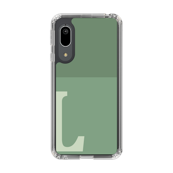 Slim Protection Case［ Original - initial two tone - L green ］