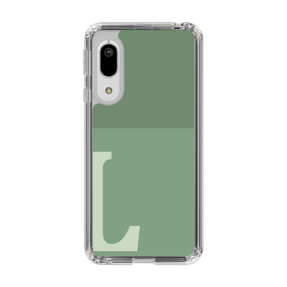 Slim Protection Case［ Original - initial two tone - L green ］