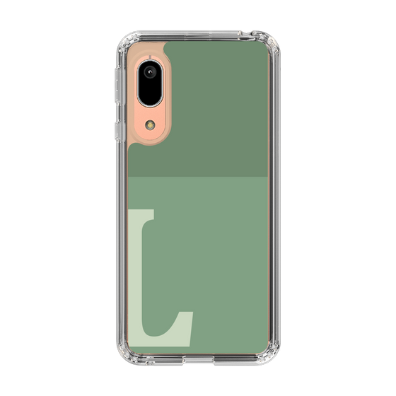 Slim Protection Case［ Original - initial two tone - L green ］