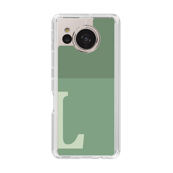 Slim Protection Case［ Original - initial two tone - L green ］