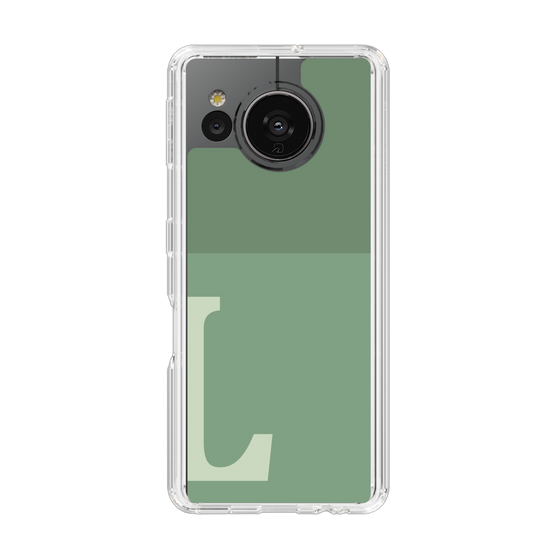 Slim Protection Case［ Original - initial two tone - L green ］