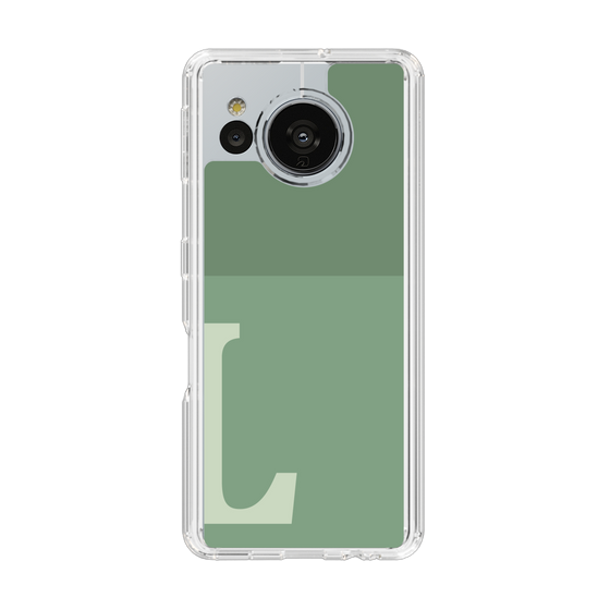 Slim Protection Case［ Original - initial two tone - L green ］