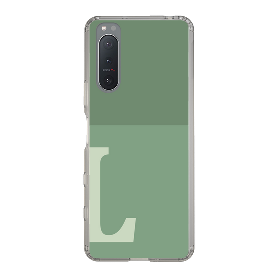 Slim Protection Case［ Original - initial two tone - L green ］