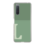 Slim Protection Case［ Original - initial two tone - L green ］