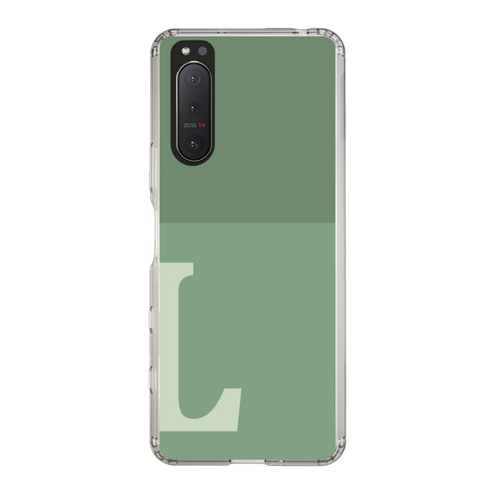 Slim Protection Case［ Original - initial two tone - L green ］