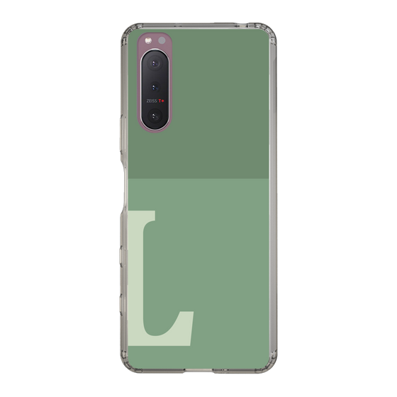 Slim Protection Case［ Original - initial two tone - L green ］
