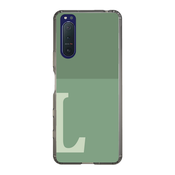 Slim Protection Case［ Original - initial two tone - L green ］