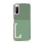 Slim Protection Case［ Original - initial two tone - L green ］