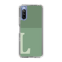 Slim Protection Case［ Original - initial two tone - L green ］