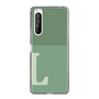 Slim Protection Case［ Original - initial two tone - L green ］