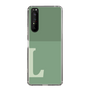 Slim Protection Case［ Original - initial two tone - L green ］