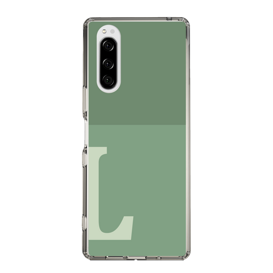 Slim Protection Case［ Original - initial two tone - L green ］
