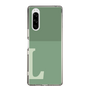 Slim Protection Case［ Original - initial two tone - L green ］