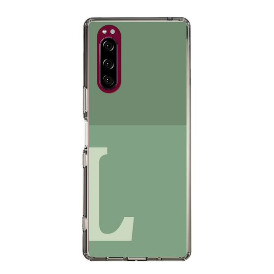 Slim Protection Case［ Original - initial two tone - L green ］