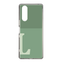 Slim Protection Case［ Original - initial two tone - L green ］