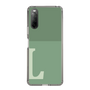 Slim Protection Case［ Original - initial two tone - L green ］