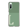 Slim Protection Case［ Original - initial two tone - L green ］