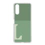Slim Protection Case［ Original - initial two tone - L green ］