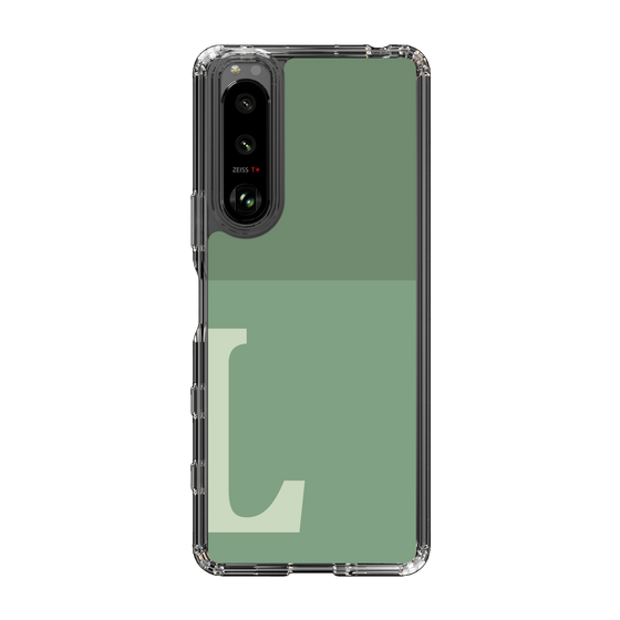 Slim Protection Case［ Original - initial two tone - L green ］