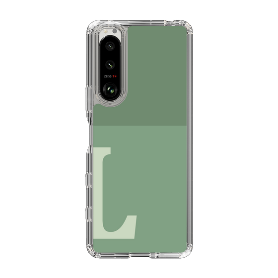Slim Protection Case［ Original - initial two tone - L green ］