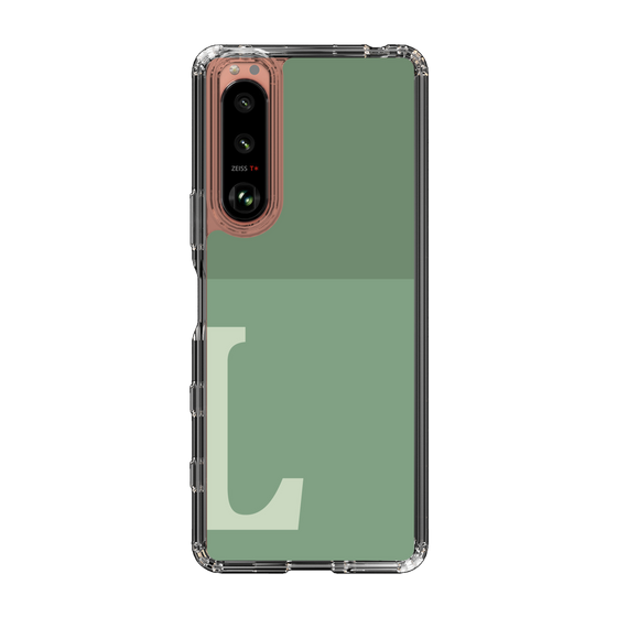 Slim Protection Case［ Original - initial two tone - L green ］