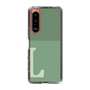 Slim Protection Case［ Original - initial two tone - L green ］