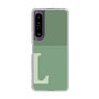 Slim Protection Case［ Original - initial two tone - L green ］
