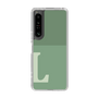 Slim Protection Case［ Original - initial two tone - L green ］
