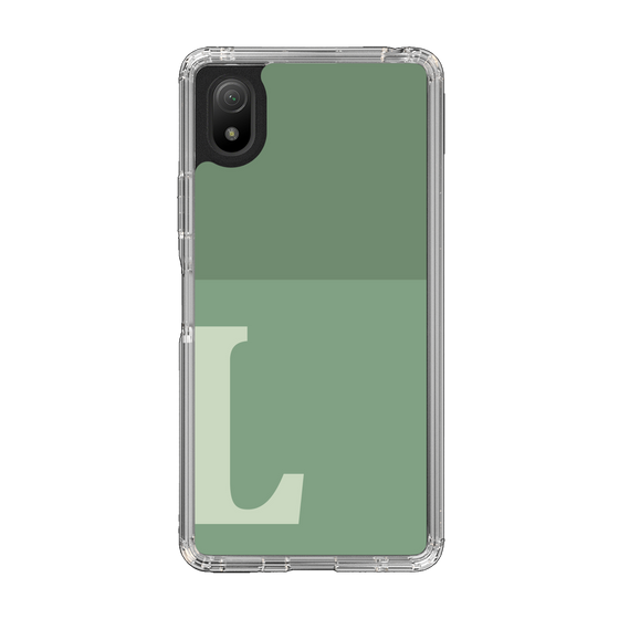 Slim Protection Case［ Original - initial two tone - L green ］