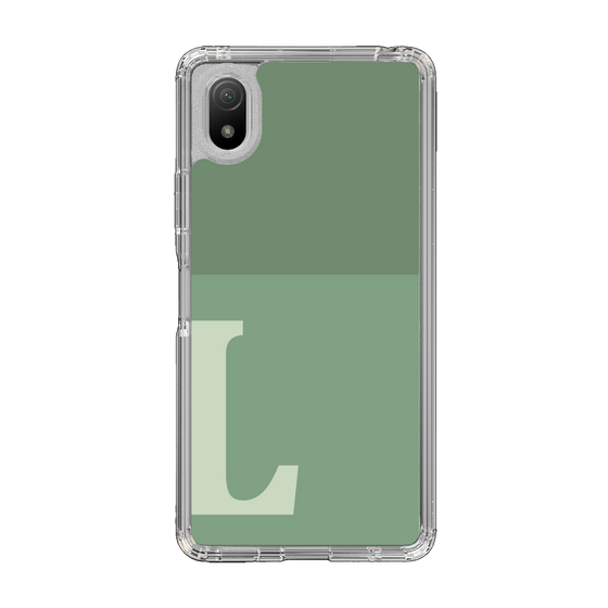 Slim Protection Case［ Original - initial two tone - L green ］