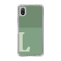 Slim Protection Case［ Original - initial two tone - L green ］