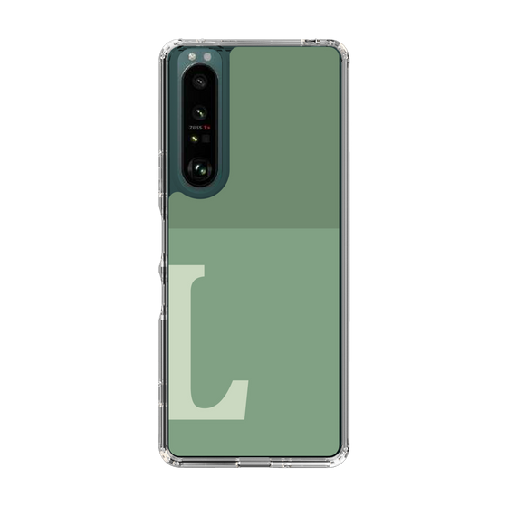 Slim Protection Case［ Original - initial two tone - L green ］